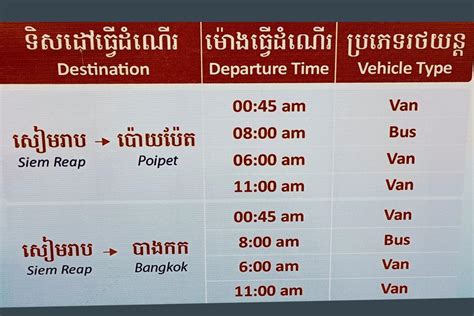 bus from bangkok to poipet